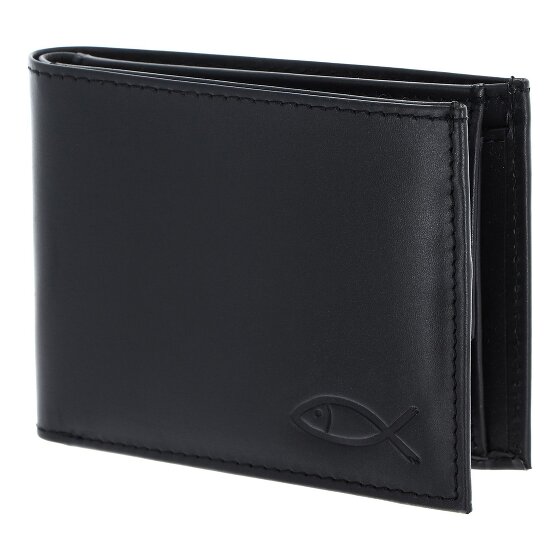 oxmox Leather Wallet RFID protection Genuine Leather 11 cm