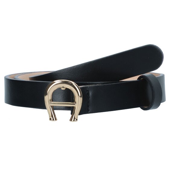 Aigner Logo belt leather