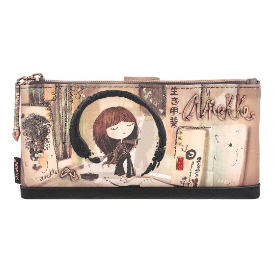 Anekke Shoen Black Wallet RFID protection 20 cm