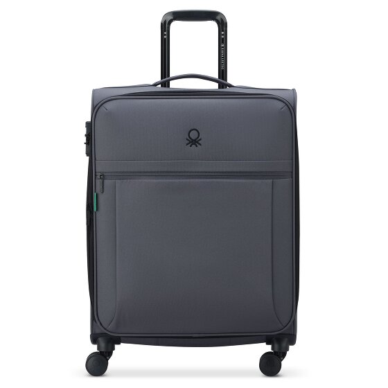 Delsey Paris x United Colors of Benetton BE 4-wheeled trolley 65 cm with expansion fold