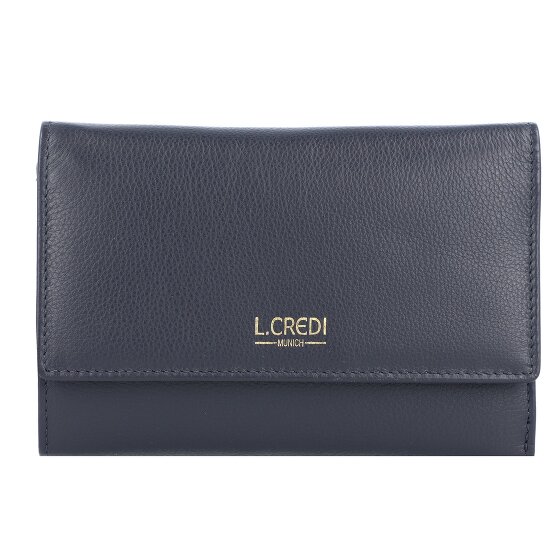 L.Credi Evelyn Wallet RFID protection Genuine Leather 14.5 cm