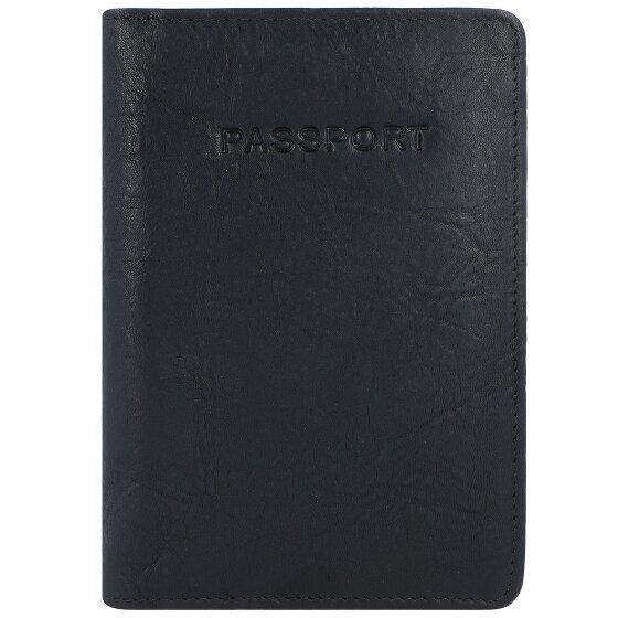 Burkely Antique Avery passport case RFID leather 10 cm