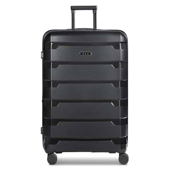 d&n South Dakota 4 wheels Trolley L 76 cm with expansion pleat