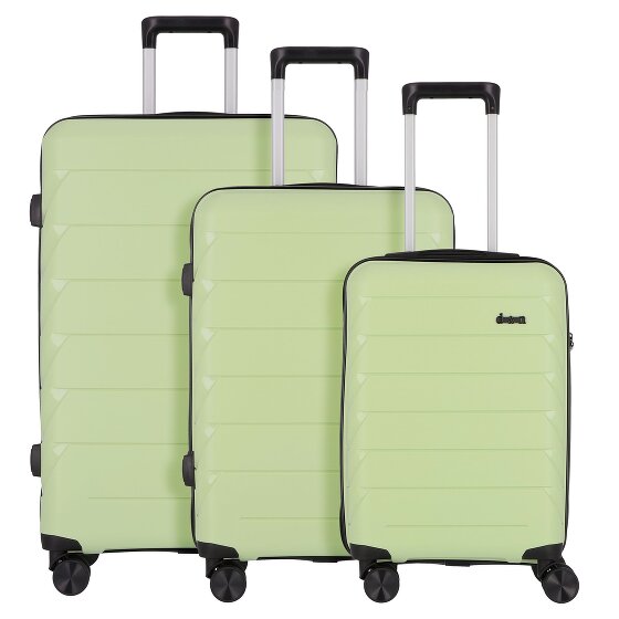 d&n Travel Line 4100 4 wheels Suitcase set 3-piece