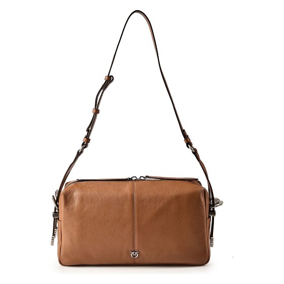 PINKO 24 Classic Shoulder Bag Genuine Leather 34 cm