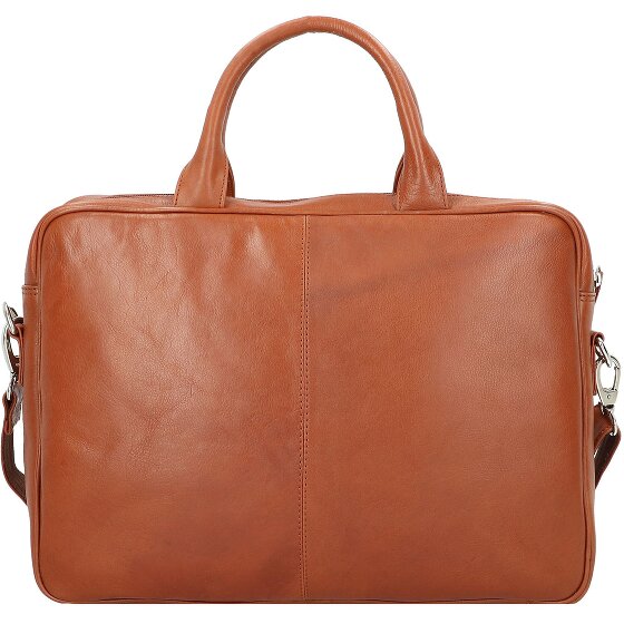 Dermata Briefcase leather 39 cm laptop compartment