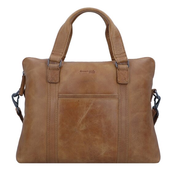 Greenland Nature Light briefcase leather 38 cm laptop compartment
