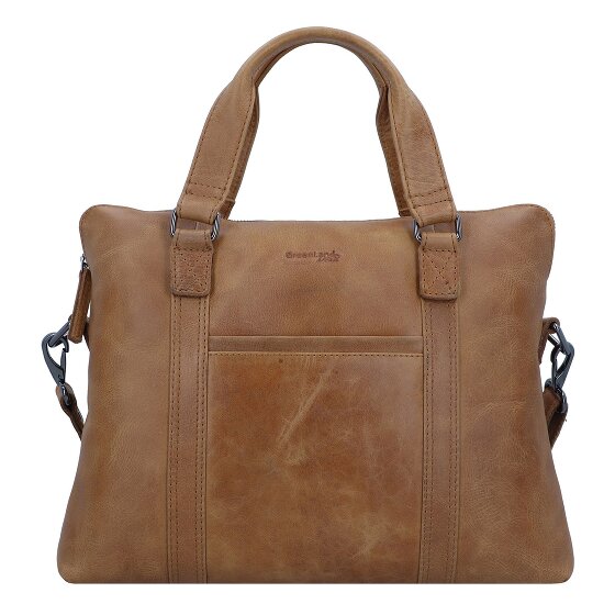 Greenland Nature Light briefcase leather 38 cm laptop compartment
