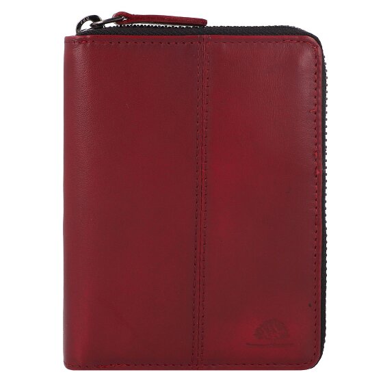 Greenburry Destressed Wallet RFID protection Leather 13 cm