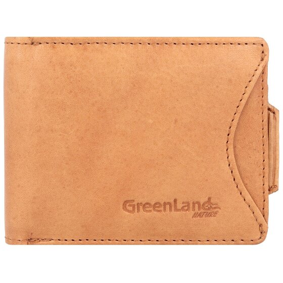 Greenland Nature Wallet RFID protection Genuine Leather 10 cm