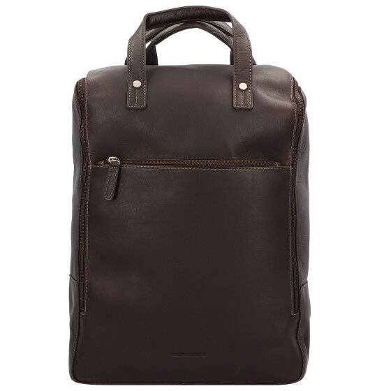 Harold's Campo Business backpack Genuine Leather 45 cm Laptop compartment