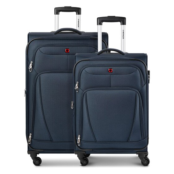 Wenger Beaumont 4-wheel Suitcase Set (M+L) expandable gusset
