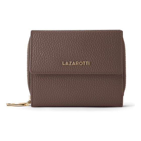 Lazarotti Bologna Leather Zip-Around Wallet, Leather, 12 cm