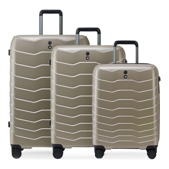 Echolac Exo 4 wheels Suitcase set 3-piece Expandable