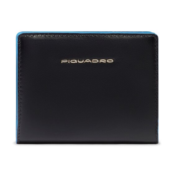 Piquadro Blue Square Wallet RFID protection Leather 11 cm