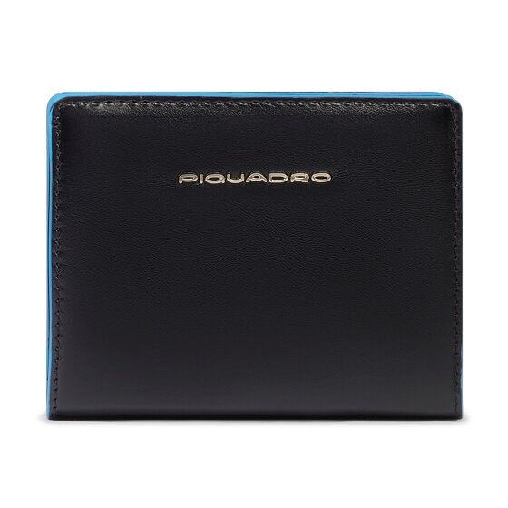 Piquadro Blue Square Wallet RFID protection Leather 11 cm