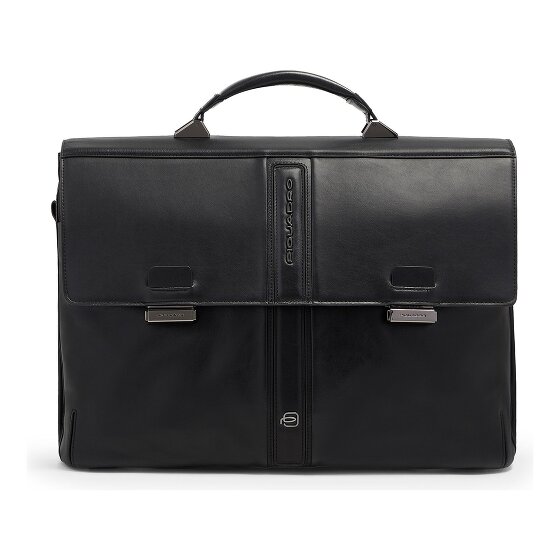 Piquadro Victor Briefcase RFID protection Genuine Leather 42 cm Laptop compartment