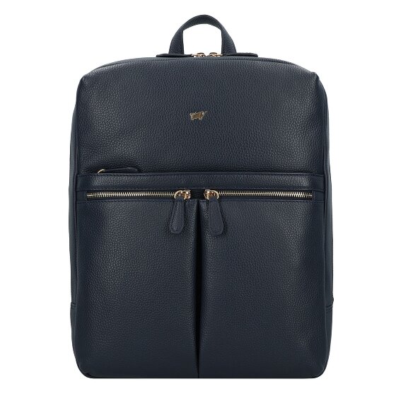 Braun Büffel Hanna Business backpack M Genuine Leather 40 cm Laptop compartment