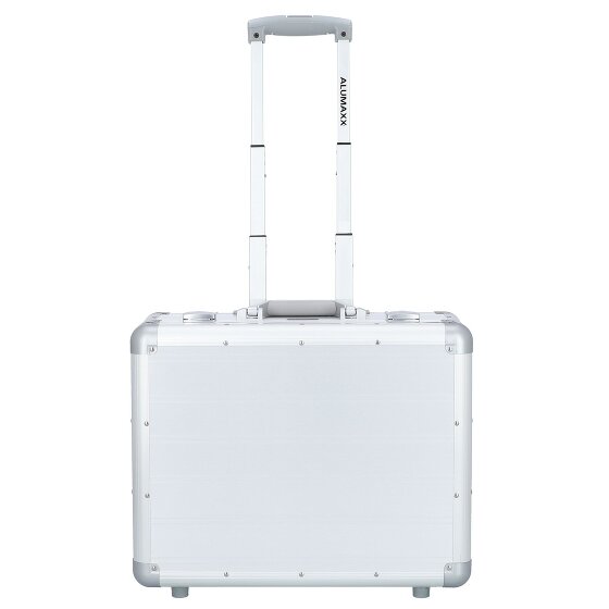Alumaxx 2-Wheeled briefcase with Aluminum Laptop Compartment, 37 cm