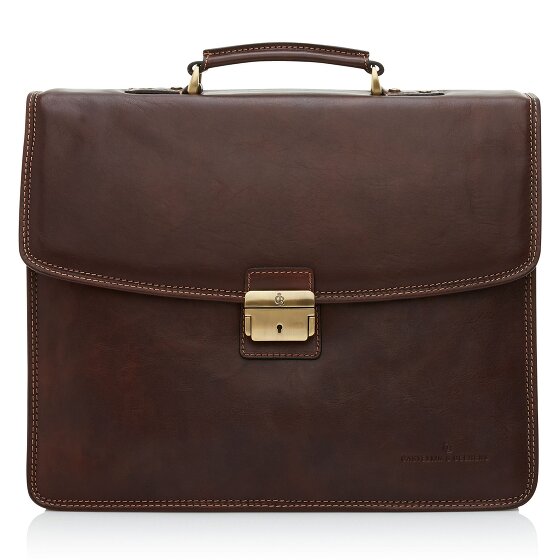 Castelijn & Beerens Verona briefcase RFID leather 41 cm laptop compartment