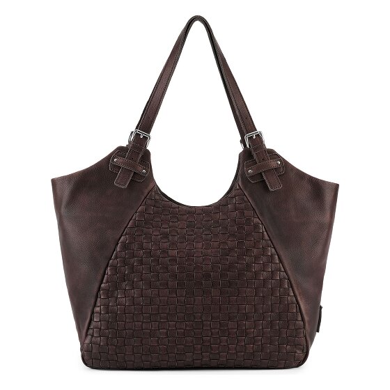 FredsBruder Calm Weave Shopper Bag Genuine Leather 45 cm