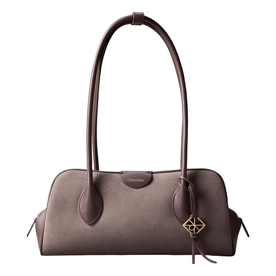 Calvin Klein Shoulder Bag Genuine Leather 30 cm