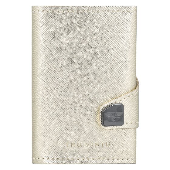 Tru Virtu Click & Slide credit card case wallet RFID leather 6.5 cm
