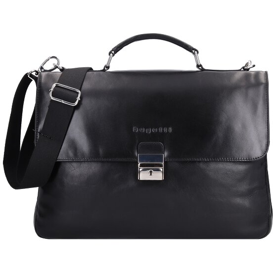 Bugatti Romano briefcase leather 40 cm laptop compartment