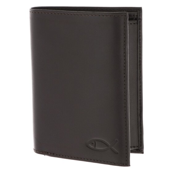 oxmox Leather Wallet RFID protection Genuine Leather 10 cm