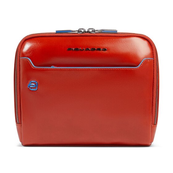 Piquadro Blue Square Shoulder bag Leather 21 cm