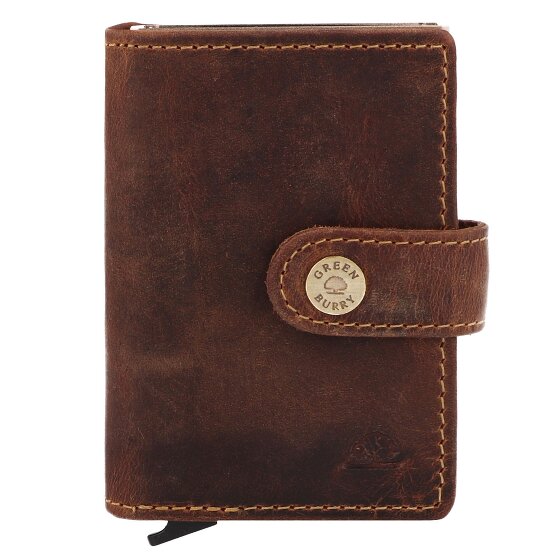 Greenburry Vintage Wallet RFID protection Leather 7.5 cm