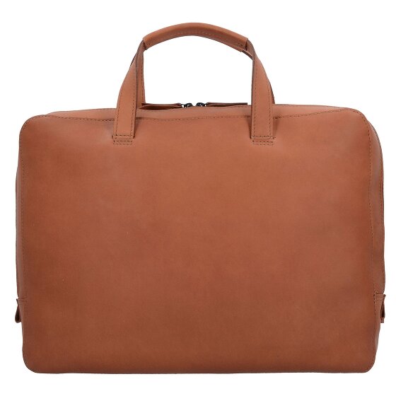 Jost Futura briefcase leather 38 cm laptop compartment