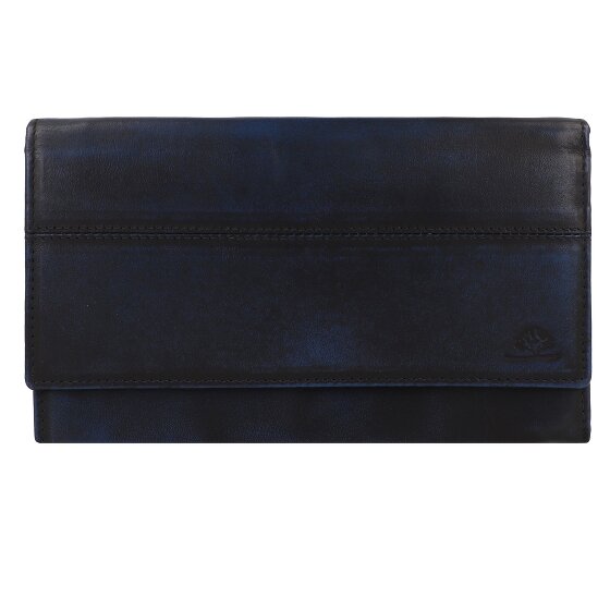 Greenburry Destressed Wallet RFID protection Leather 18.5 cm