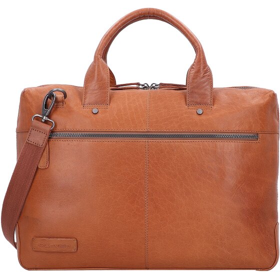 Plevier Rock Flint Briefcase RFID protection Leather 41 cm Laptop compartment