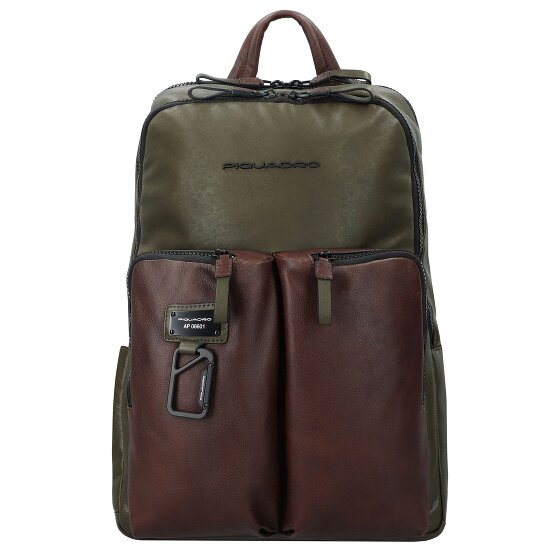 Piquadro Harper backpack RFID leather 40 cm laptop compartment