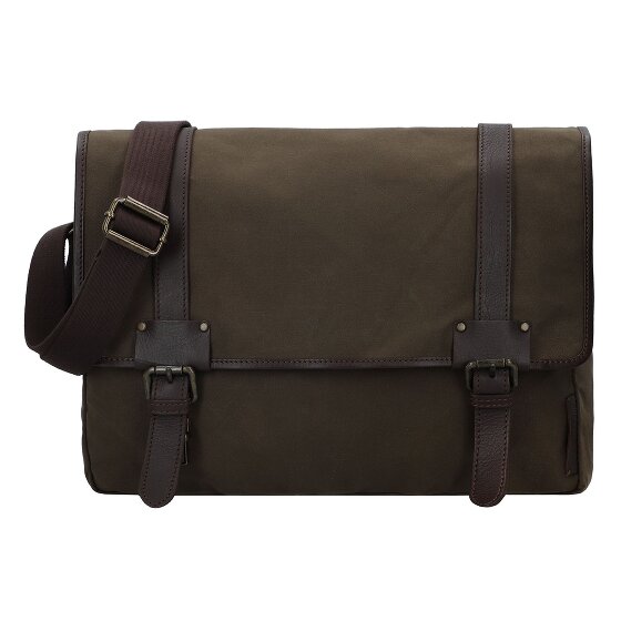 Harbour 2nd City Canvas Yale Briefcases Messenger 37 cm Laptop compartment