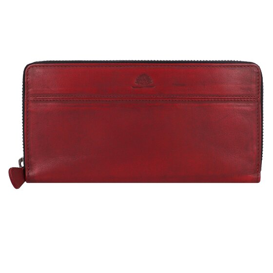 Greenburry Destressed Wallet RFID protection Leather 19 cm