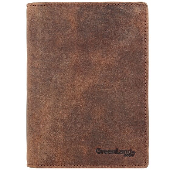 Greenland Nature Montenegro passport case RFID leather 12 cm