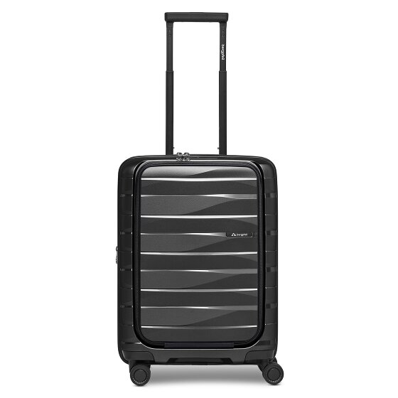 Bergpfeil Travel 4 wheels Cabin trolley 55 cm Laptop compartment with expansion pleat