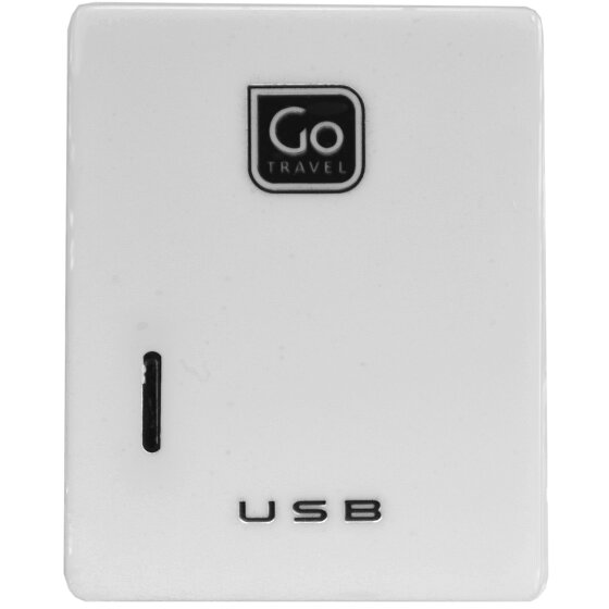 Go Travel Double USB Charger for Micro USB + Apple Devices USA