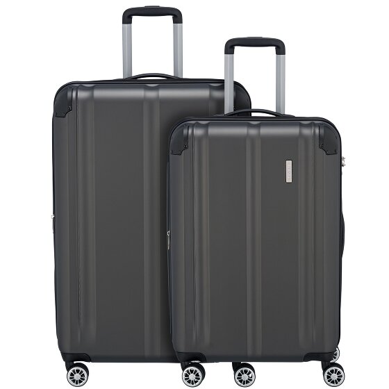 Travelite City 4 roll suitcase set 2pcs.