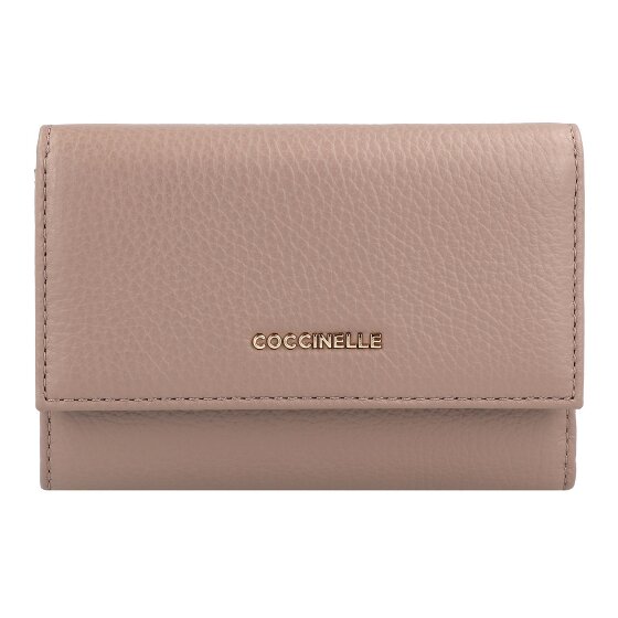 Coccinelle Metallic Soft wallet leather 14 cm