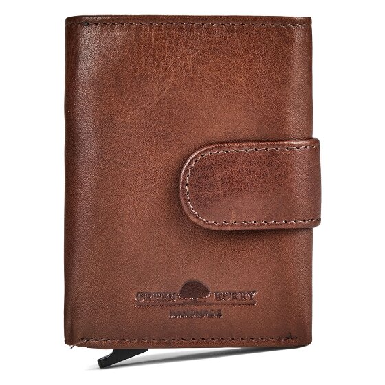 Greenburry Newport Wallet RFID protection Genuine Leather 9.5 cm