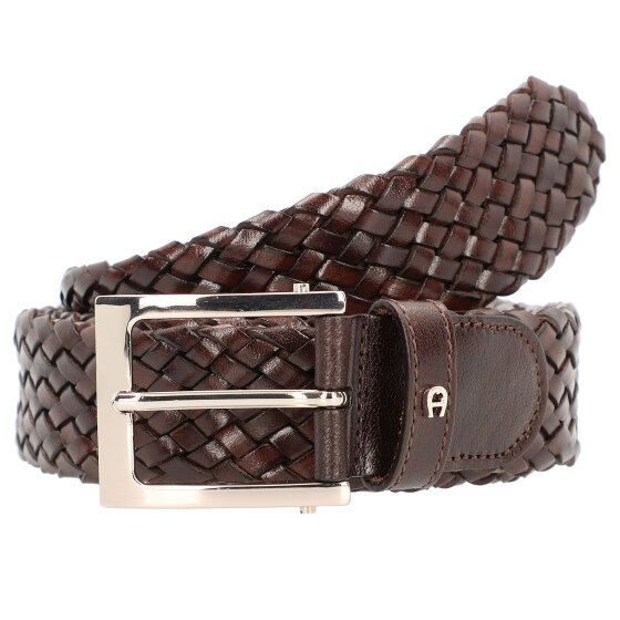 Aigner Business braided belt leather