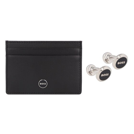 Boss GB Credit card case Genuine Leather 10 cm Gift box