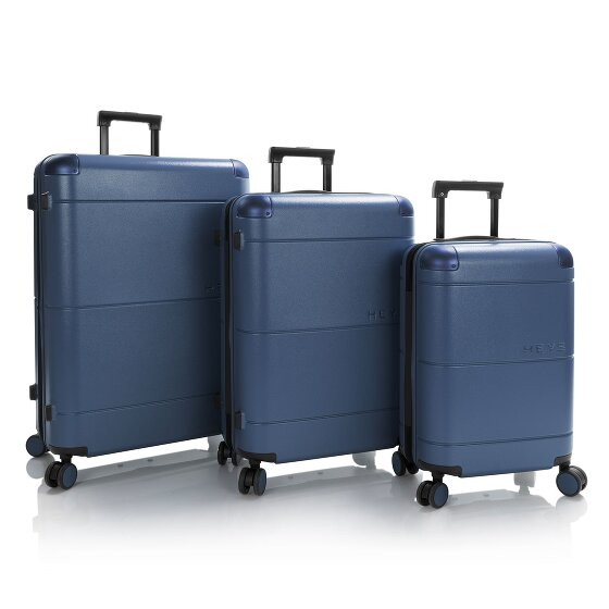 Heys Zen 4 wheels Suitcase set 3-piece with expansion pleat