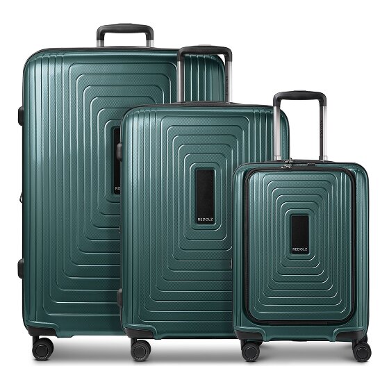 Redolz Essentials 14 4 wheels Suitcase set 3-piece Expandable