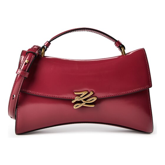 Karl Lagerfeld Autograph Handbag Genuine Leather 25 cm