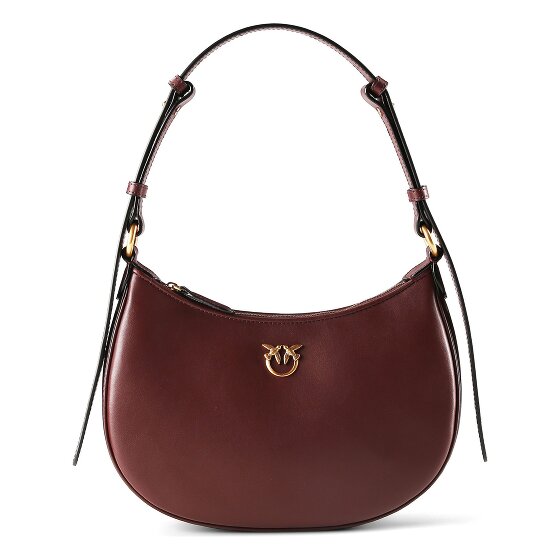 PINKO Half Moon Shoulder Bag Genuine Leather 26 cm