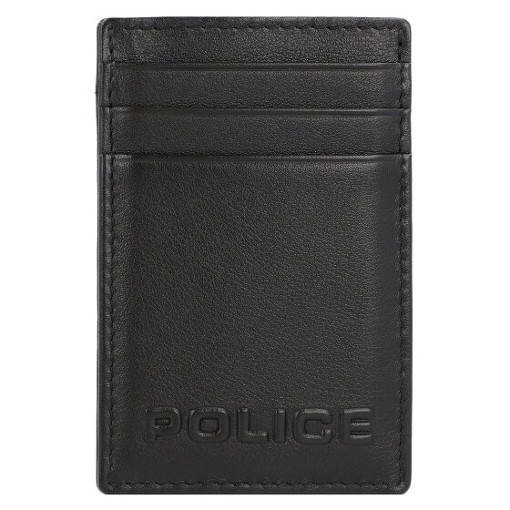 Police PT389-08536 Credit card case leather 7 cm with money clip